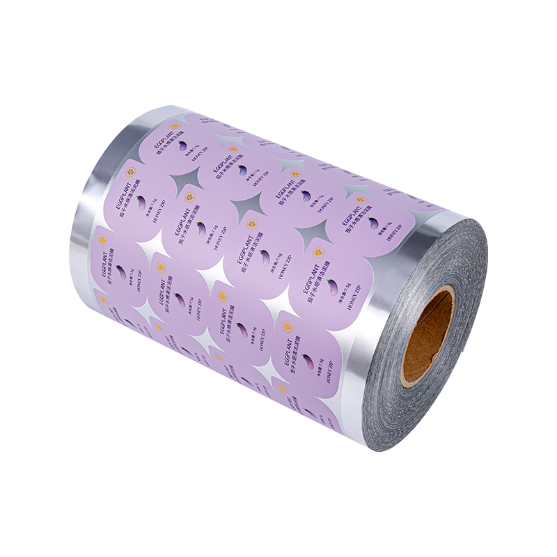 Lichtundurchlässige, sauerstoffisolierende Rollenfolie mit Kosmetikdruck